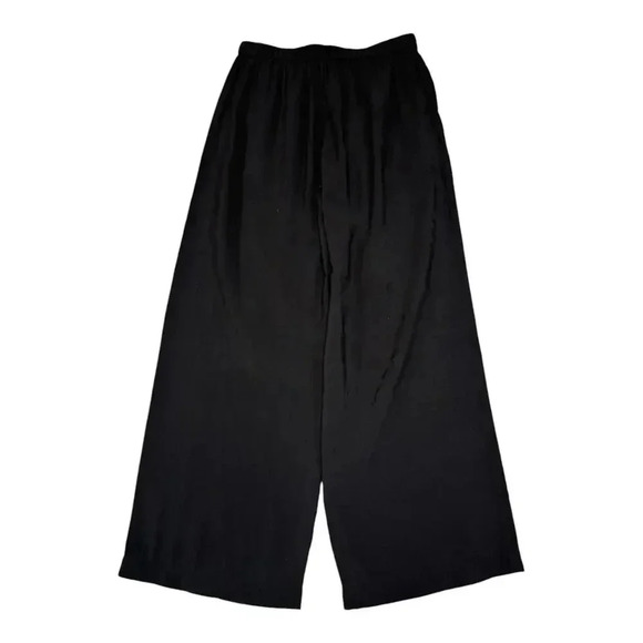 NEW Madewell XS True Black Pull-On Wide-Leg Pants in Softdrape NWT - Picture 2 of 7